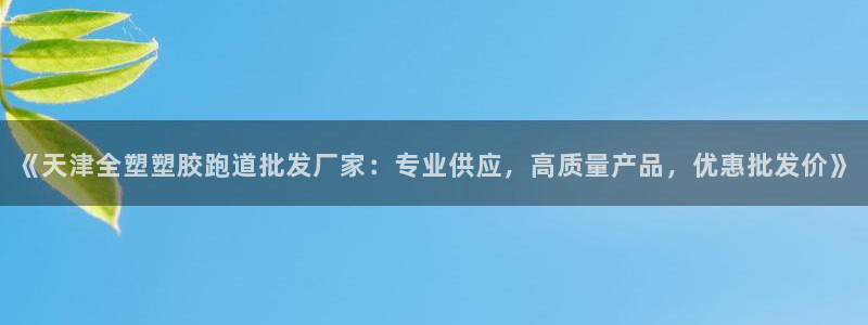 红足一比分网：《天津全塑塑胶跑道批发厂家：专业供应，高质量产品，优惠批发价》