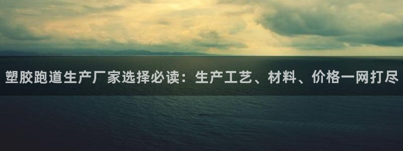 333814红足1世：塑胶跑道生产厂家选择必读：生产工艺、材料、价格一网打尽