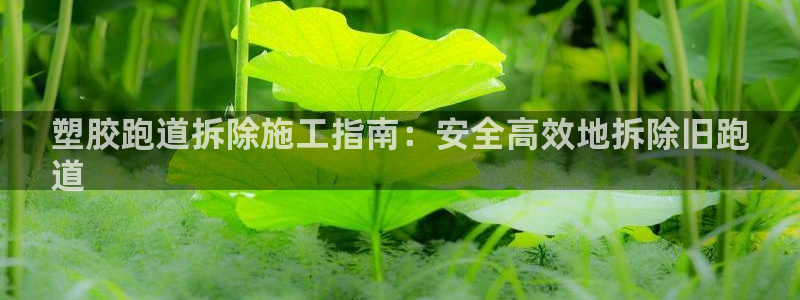 红足1世1站：塑胶跑道拆除施工指南：安全高效地拆除旧跑
道
