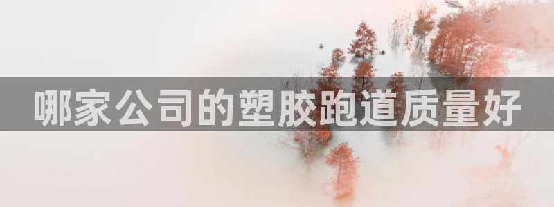 红足一1世666814足球：哪家公司的塑胶跑道质量好